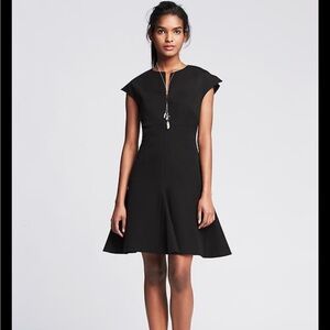 Banana Republic Sloane Fit and Flare Dress size 10P petite